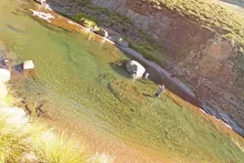 User submitted picture: Fisherman fighting fish i...